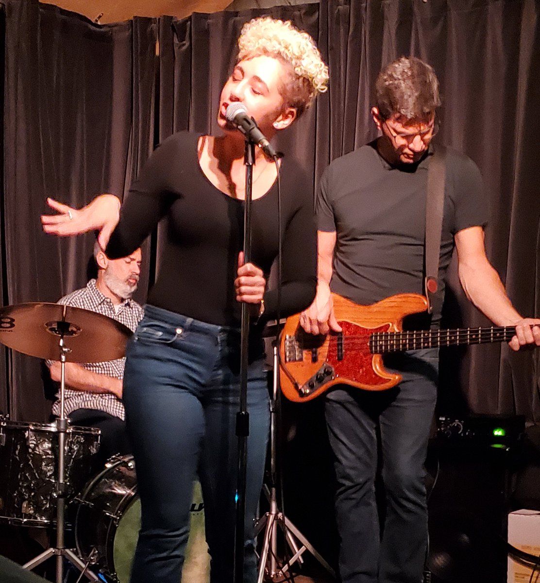 blueshamilton's tweet photo. Treble rocks out to @MissHaileeRose and the Coachmen @CoachAndLantern @rockowheeler #HamOntMusic #HamOnt #AncOnMusic #OntMusic #OntBlues #hblmonkey Full pics: https://t.co/nPXFkIoXqU https://t.co/KaDey7O7wL