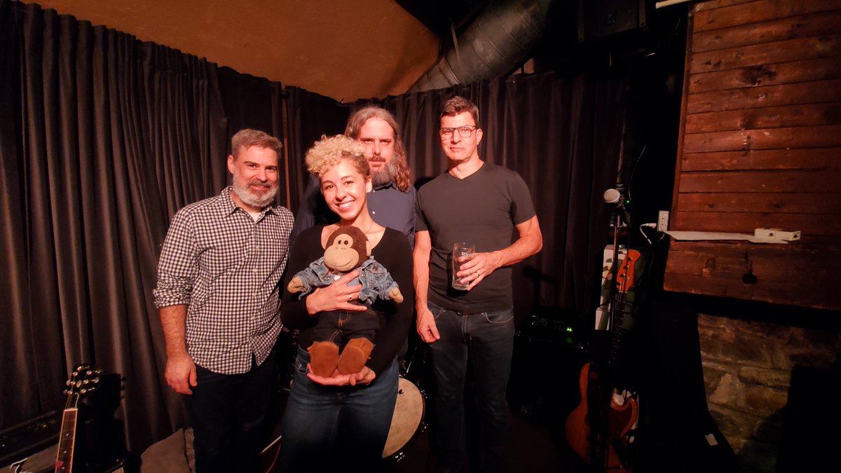 blueshamilton's tweet photo. Treble rocks out to @MissHaileeRose and the Coachmen @CoachAndLantern @rockowheeler #HamOntMusic #HamOnt #AncOnMusic #OntMusic #OntBlues #hblmonkey Full pics: https://t.co/nPXFkIoXqU https://t.co/KaDey7O7wL