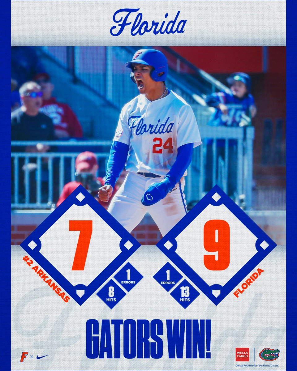 GatorsBB's tweet image. 𝐆𝐀𝐓𝐎𝐑𝐒 𝐓𝐀𝐊𝐄 𝐓𝐇𝐄 𝐒𝐄𝐑𝐈𝐄𝐒! 💪

#GatorsWin | #GoGators

Presented by @WellsFargo