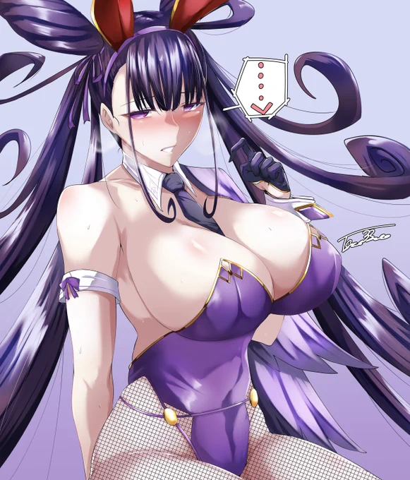 バ、バニー香子さん強い…
皆も「TYPE-MOONエースVOL.14」(4月12日発売)を買おう!!!!!!!!!!!!!!
#FGO 
#紫式部 