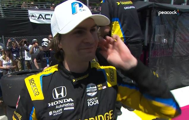 Good job @ColtonHerta 👍 #IndyCar #TGPLB