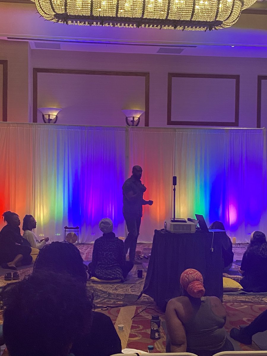 “The universe is NOT conspiring against you. It’s conspiring FOR you” <a href="/lucifury/">justin</a> at #tohealapeople #blackpeoplebreathe