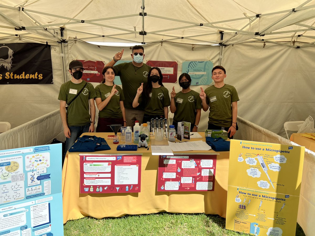 lexcortez's tweet photo. Highlanders on Highlander Day meeting prospective students!
#UCR #GoHighlanders #STEM #SciencEd #FirstGen
Thanks for DGOG for representing the Dynamic Genome @UCRiverside @UCRCNAS https://t.co/Htbtpkg2zI