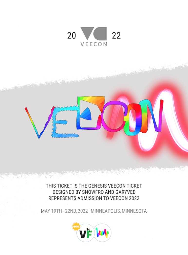 RalfyRee's tweet photo. Here we go #Veefriends & #Veecon. What is your impression of this @veecon Art? The background reminds me of #FollowTheRedLine to THEcon. LFG! https://t.co/loVDArJNYH