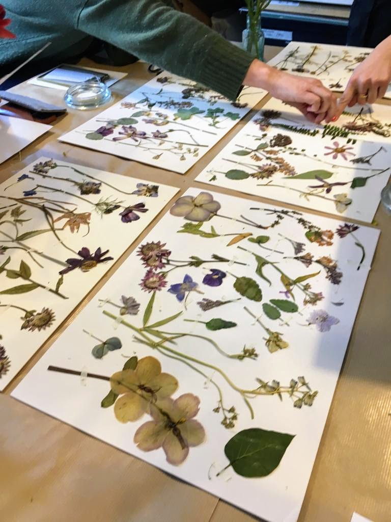 BeattieBooks's tweet photo. Flower pressing workshop @JamJar_Flowers 
Highly recommended....! https://t.co/Vle3K3tTLN