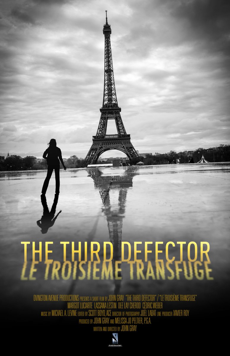 #THETHIRDDEFECTOR #Winner Best #Thriller #Short <a href="/indieshortfest/">Indie Short Fest</a> @melissajpeltier @margotluciarte @lassnsd #DeeLayGodess #CédricWeber #Paris #SPY