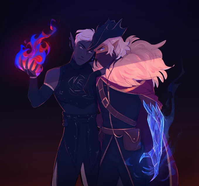I had a craving to draw the boyfriends 🔥♥️ 