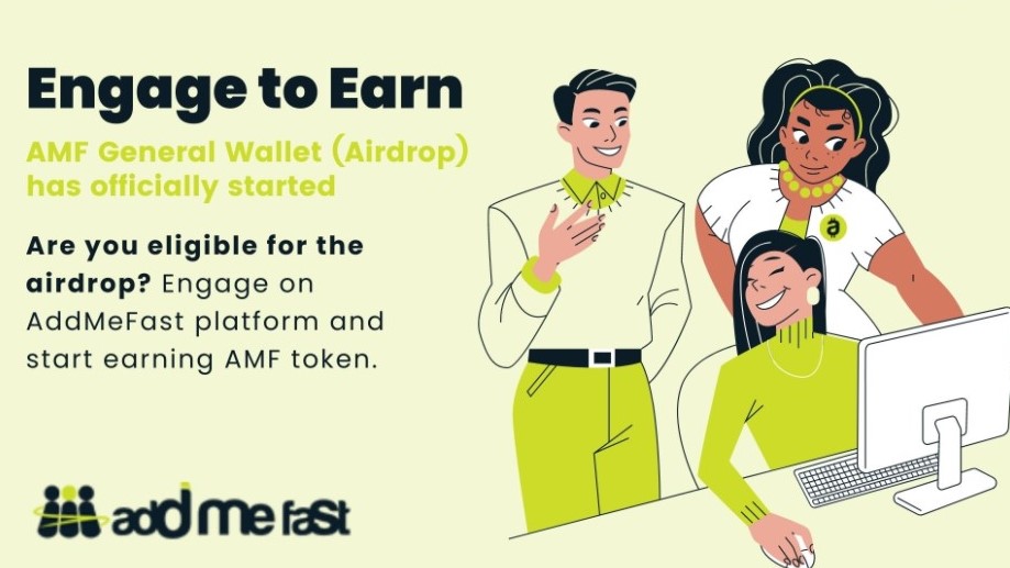 airdropwiin's tweet photo. Engage to Earn $AMF token

AMF General Wallet (Airdrop) has officially started, are you eligible for the airdrop?

• Engage to Earn
• Hold $AMF token
• Spend #amftoken on #addmefast 
Start earning today: https://t.co/7rBLFRNTJj
#SMM #BNB #Airdrops #PlayToEarn #EngageToEarn https://t.co/1Z9CwRD0bU