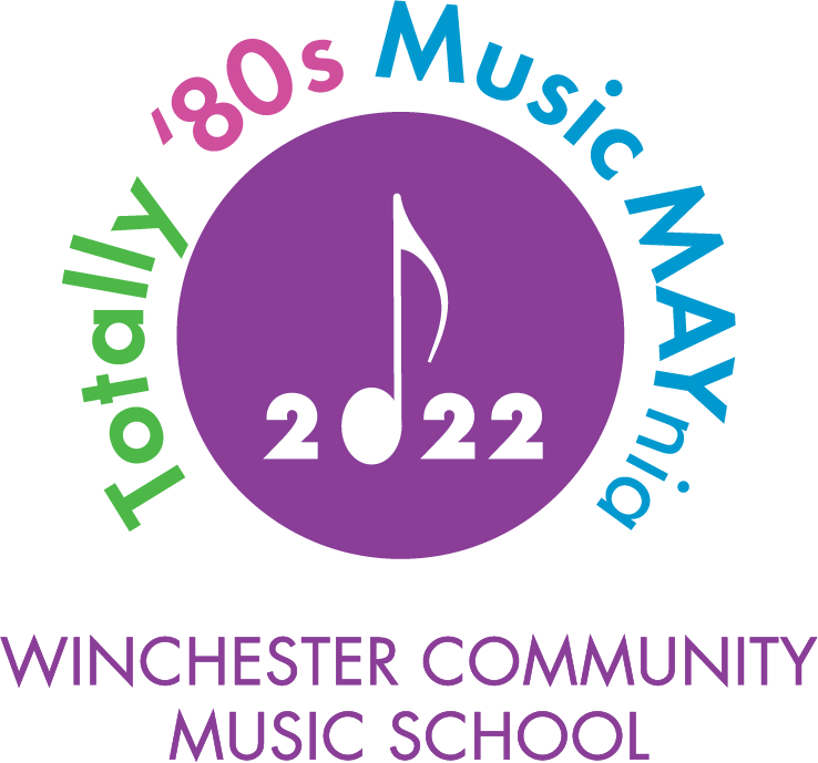 Come join us for a "Totally '80s" Music MAYnia from 1:00-5:00 p.m. on Sunday, May 1! Come for the live music, stay for the food trucks, games, and activities.  Free and open to the public--find full details here! winchestermusic.org/music-maynia