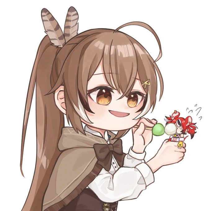 You're hungry🍡aren't you?
#drawMEI  #illustrayBAE 