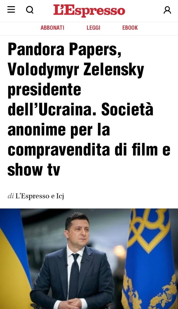 tranellio's tweet image. E fanno documentari sullo scandalo dei #panamapapers, ovviamente tutto rivolto al #sospetto che ci siano prestanome di Putin.
Ma della #certezza di #Zelensky con le società nei paradisi fiscali muti.

Poi danno del putiniano per discolparsi della loro faziosità, nemmeno i bimbi.