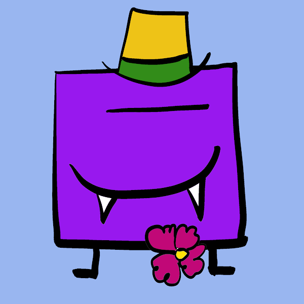 nftsquareman's tweet photo. Square Man #93
A deep purple vampire with a multi-coloured hat

https://t.co/fzNMlCZl9o 

#nft #minted #UnlockableContent #nfts #nftcollectors #nftart #NFTartist #NFTProject #nftcollection #nftcollections #nftuk #nftsuk #nftnewcastle #newcastle #vampire #nftvampire https://t.co/d7p0HoYZZe