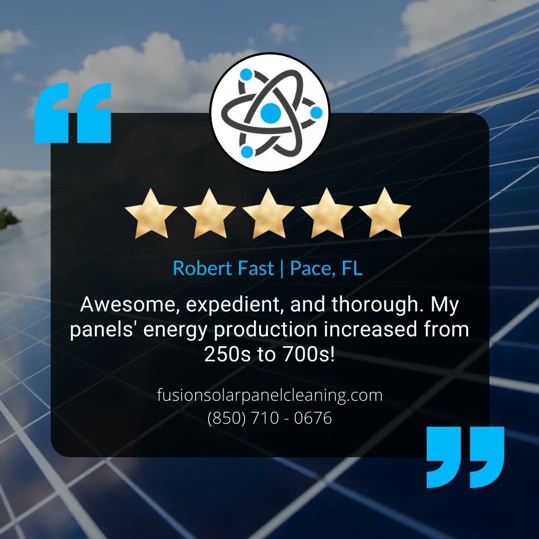 Fusion Solar Panel Cleaning tweet media