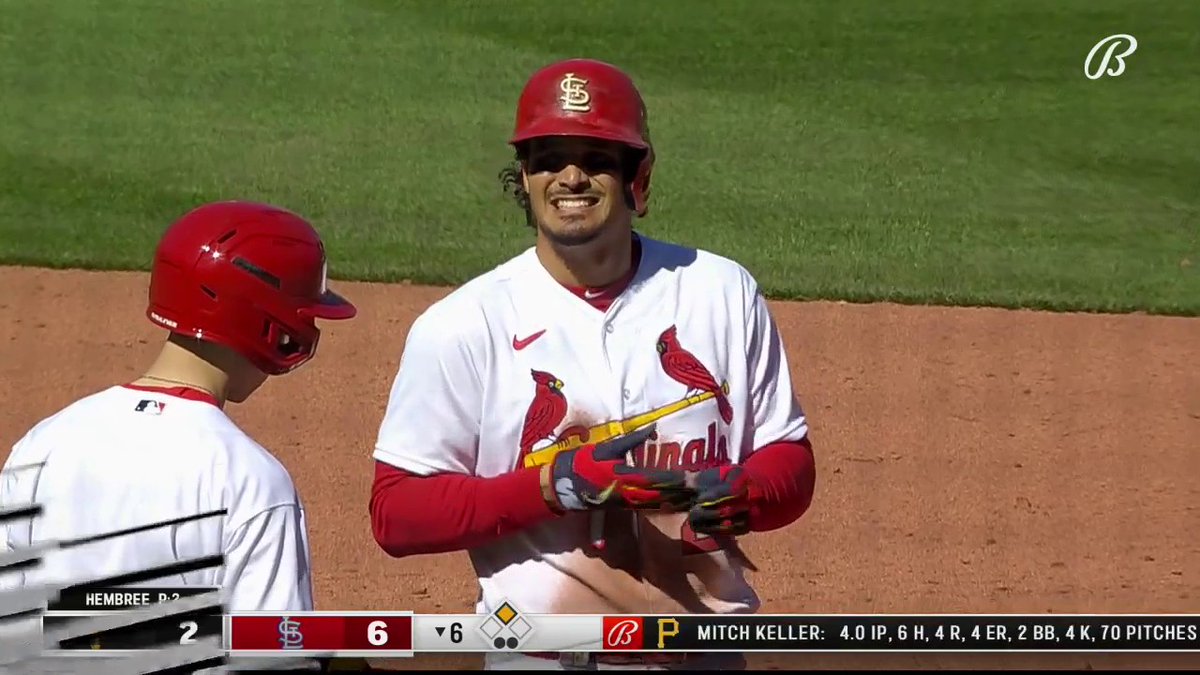 FanDuelSN_MW's tweet photo. 4⃣ FOR 4⃣. Have a ballgame, Nolan. #STLCards https://t.co/uU4cUyqh9z