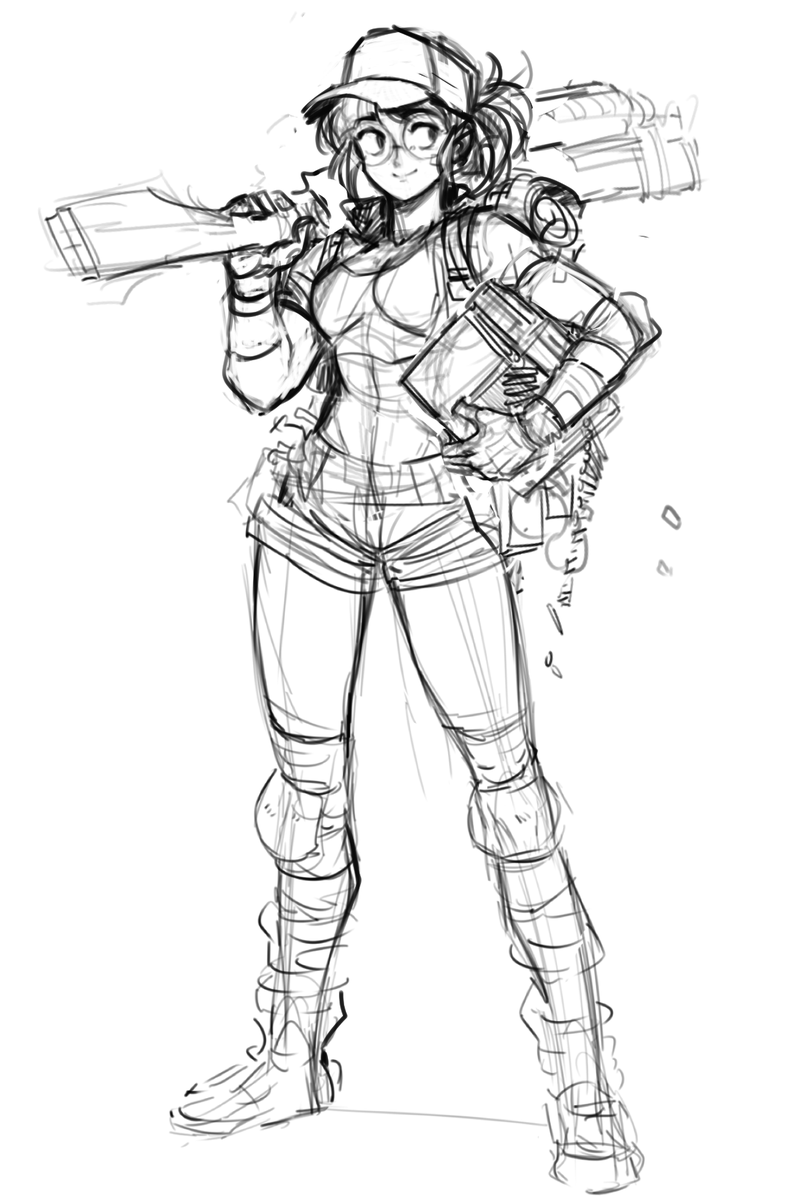 「Reminiscing on some old WIP's from previ」|D.のイラスト