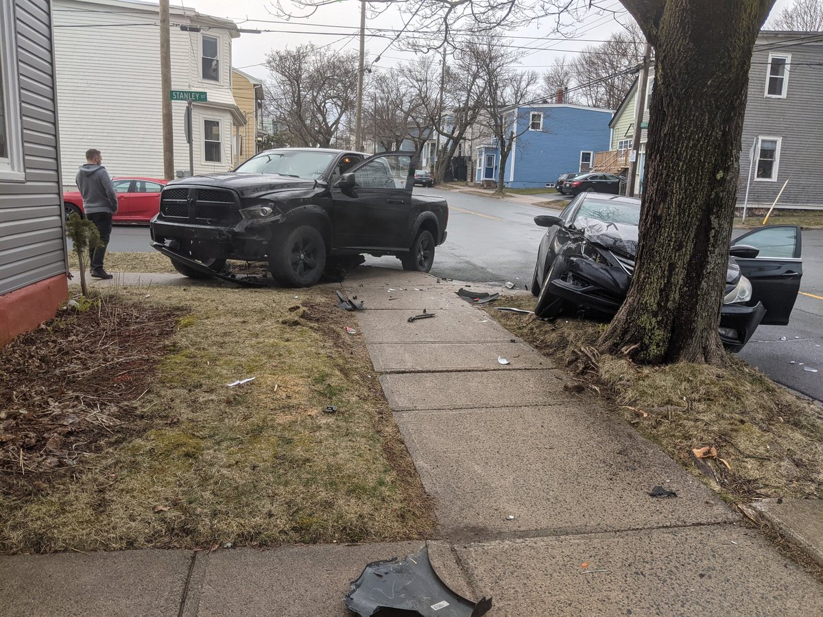 Driver in the car ran the stop sign. Stanley and Robie.
This is crash #....23 I think