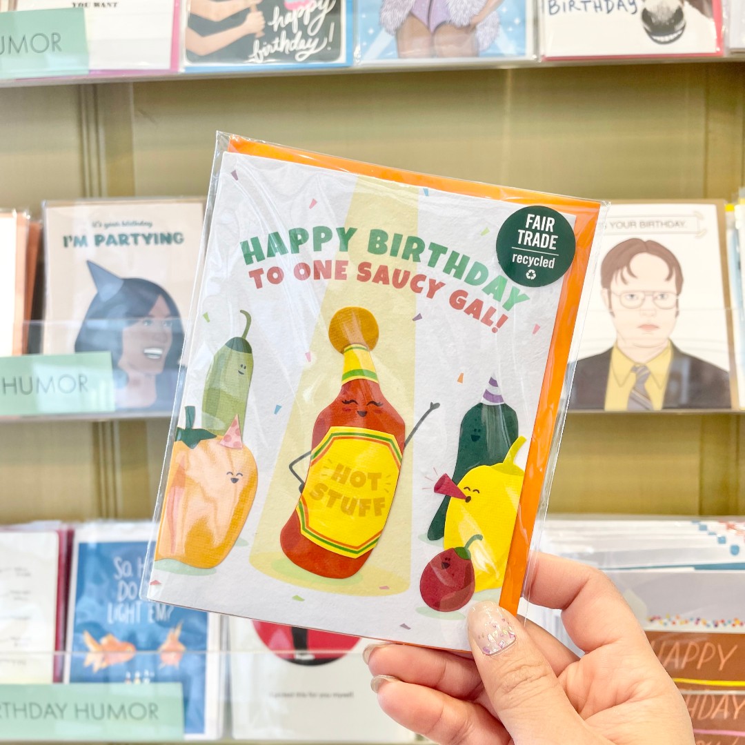 Paper_Source's tweet photo. All. of. the. birthday. cards! We have the perfect greeting card for all of the unique personalities in your life! 

#papersource #bestlittlecardshop #greetingcards #birthdaycards #cards #catcards #foodcards #humorcards #bestcards https://t.co/El9ReD0bFq