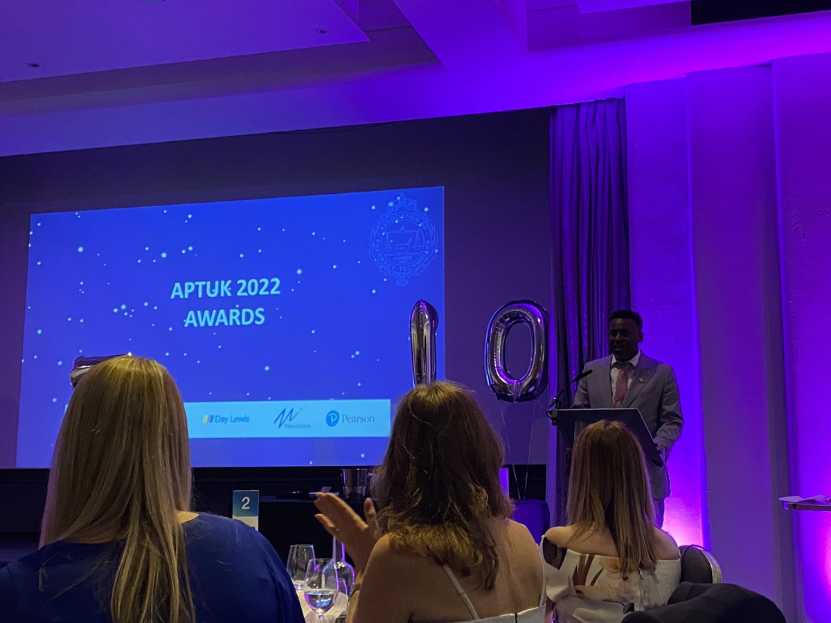 rebeccaMAPharmT's tweet photo. Time to hear from @sal2nd at @APTUK1 #aptuk70 https://t.co/2A3YKHPqQw