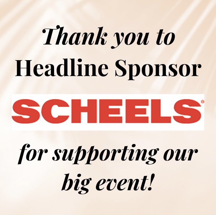 Thank you so much to Scheels for being one of our headline sponsors this weekend! We’re so appreciative of your support! #KidsCantWait