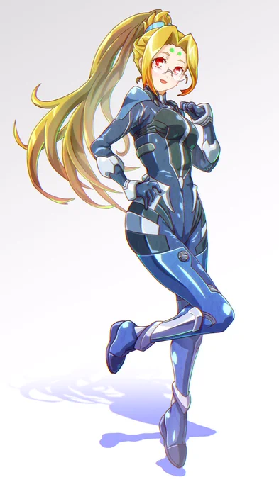 アイセルの髪型に寄せたらフィーネ感薄れました。

フィーネ(共和国耐Bスーツ)
#ゾイド 