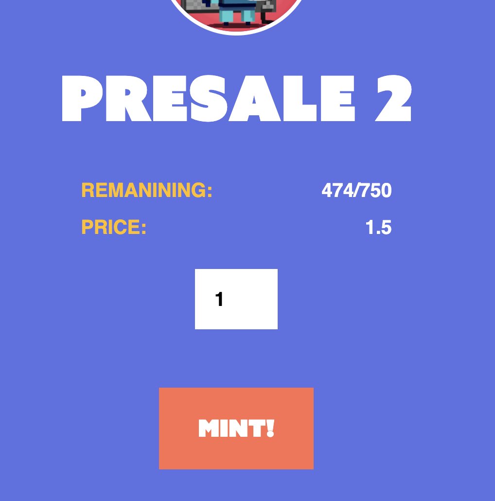 QT_botz's tweet photo. Thank you to the new members & supporters who joined @QT_botz @ludexgg. We've had over 150 mints in the last 24 hrs. Even with all the support/Solana congestion we plan on closing the mint in the next 24-48 to focus on the next phase!!
#Solana #NFTs #SOL #NFTCommunity #P2E https://t.co/yISPEMrjbe