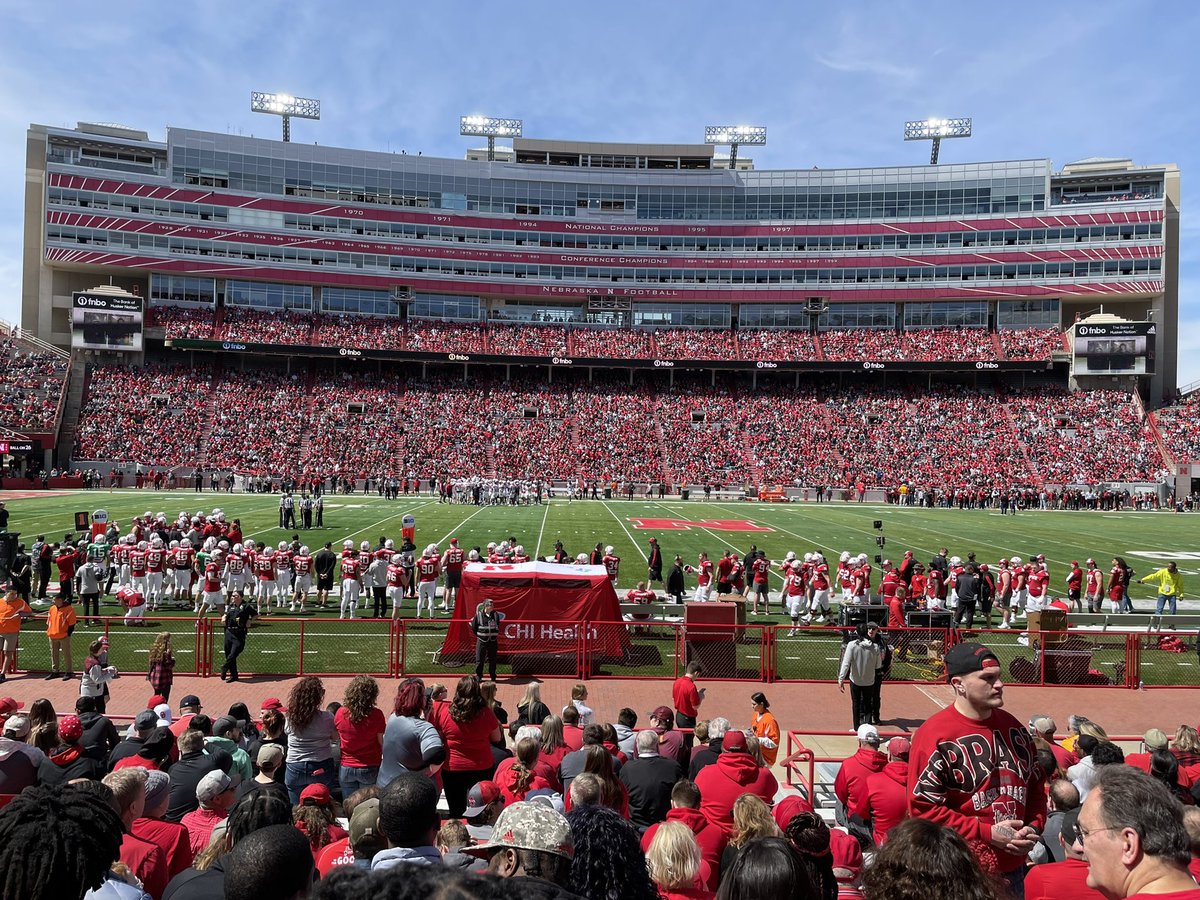 AndroffMike's tweet photo. Huskers Spring Game 2022! https://t.co/I9GBLBbgx5