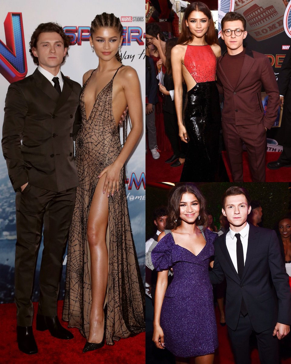RT @tomdayarchive: tom holland and zendaya throughout the years of the spider-man premieres https://t.co/ye8bU5b44d