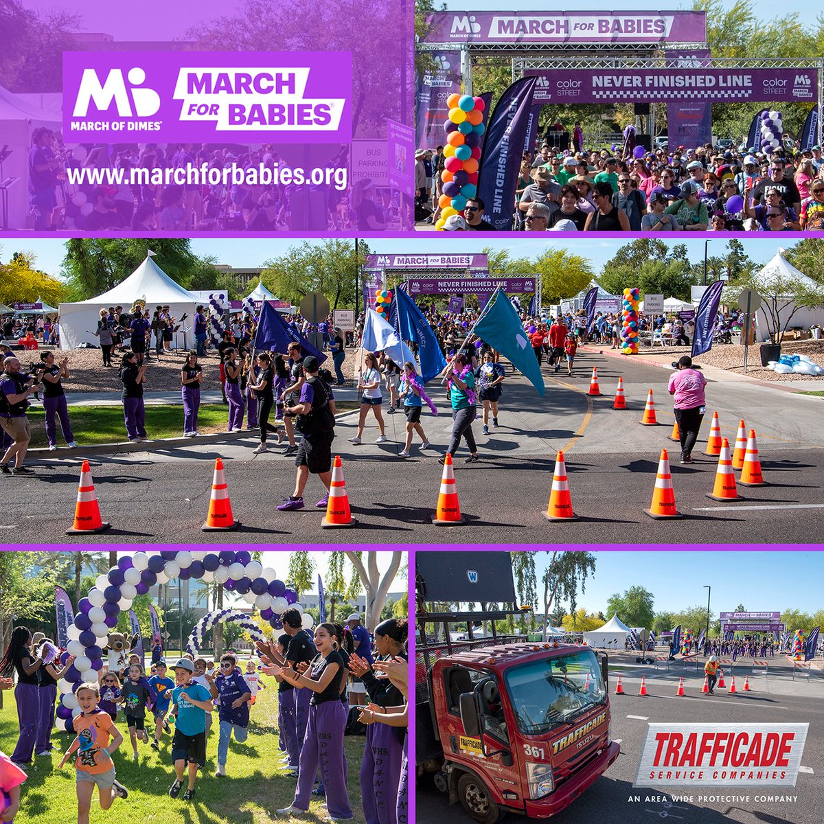 trafficade's tweet photo. Trafficade Service Companies is there to make sure traffic control plans are in place for public and work zone safety. Trafficade provided those services for the March of Dimes and the March for Babies event. For more information on this event, visit: https://t.co/yLIp3q9u1Q https://t.co/TpzGNswIq9