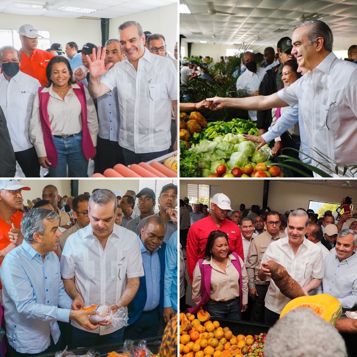 G_GomezJ's tweet photo. El #Presidente @luisabinader supervisando venta de #productos #baratos @InespreRD y pide a la Oposición que no se oponga a que el #pueblodominicano compre productos baratos en medio de una #infracciónImportada que no la #producimos los #dominicanos. https://t.co/I6VztlD2xi