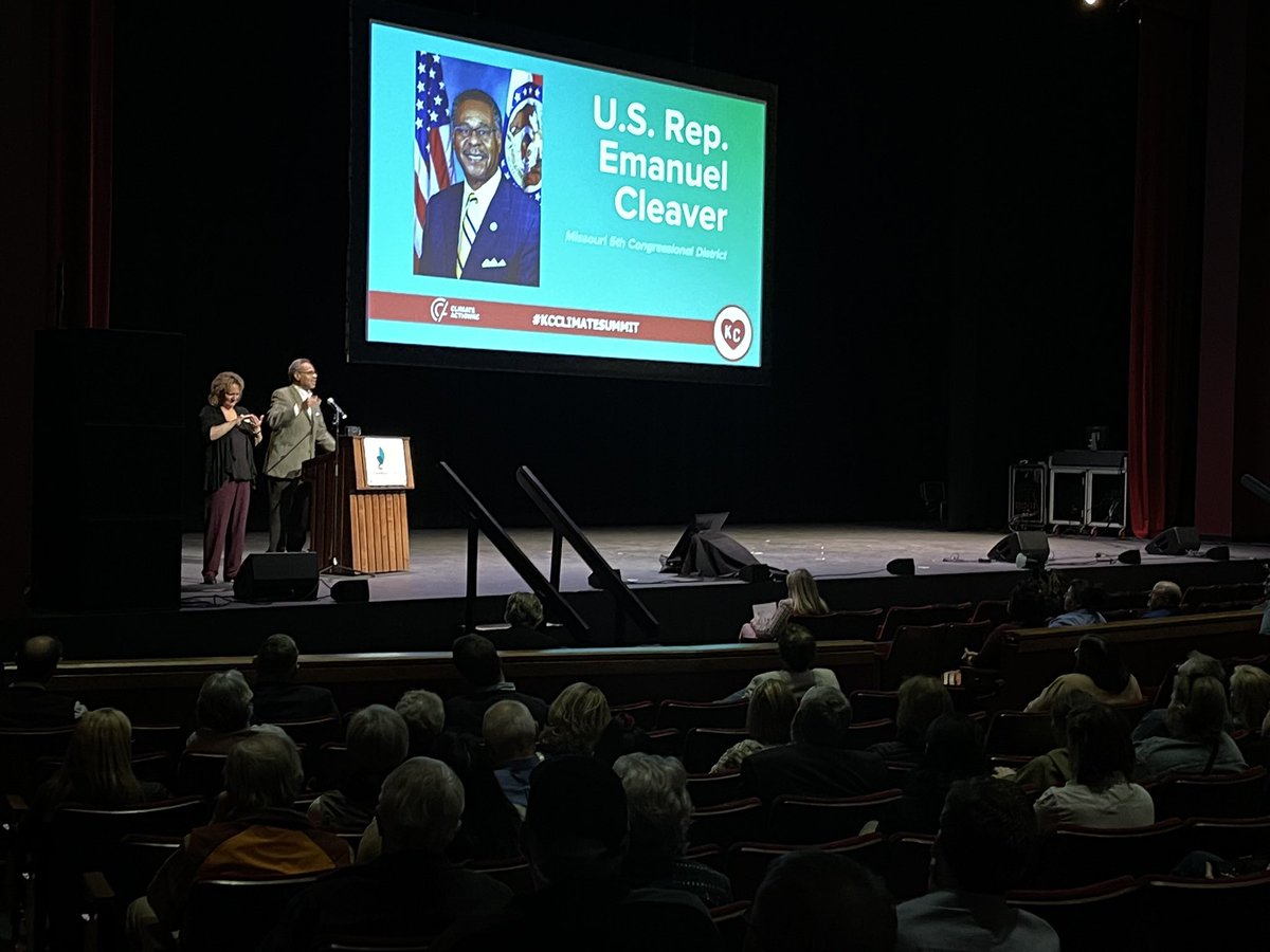 repcleaver's tweet photo. No tomorrows without climate action today–that’s what’s at risk for our children & our children’s children.
It was an honor to speak today at the #KCClimateSummit about the need for urgency & how projects like the #SustainableCorridor can reduce the impact of the climate crisis. https://t.co/vo3ETjvoye