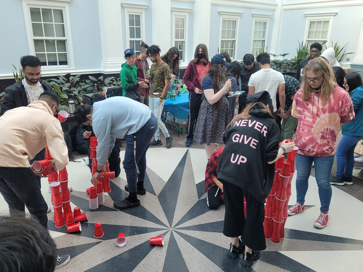 Good advice for future cup stackers!