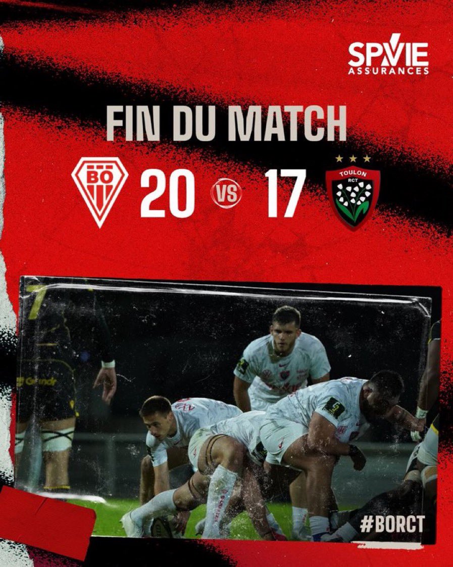 FilsdeBesagne's tweet photo. Défaite de nos #Toulonnais sur la pelouse de Biarritz mais retour à la maison avec un point de bonus défensif capital pour la suite de la compétition !
Bravo aux minots 👏👏👏
#BORCT https://t.co/7ts2BdhnZa