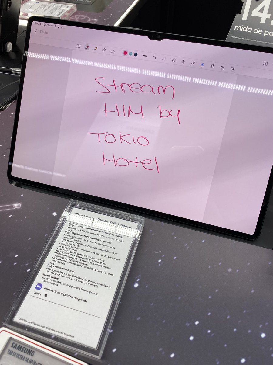 _mxmmamia's tweet photo. i left a very important message on a store’s tablet https://t.co/R2lhV0qKAs