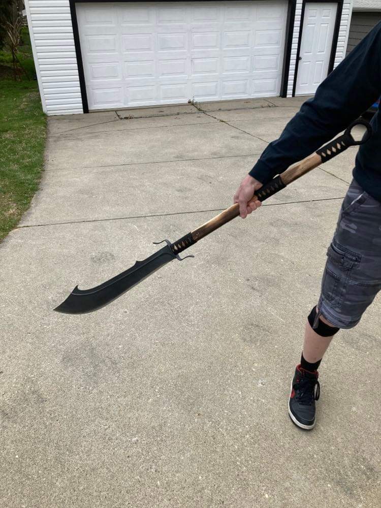 AnarchyorDeath1's tweet photo. Brought this stray home with me.
Short handled #naginata will make a nice edition to my collection.
#Budo
#Bushido
#Ronin
#Masterless
#Samurai
#Anarchy https://t.co/HRj1fxk00r