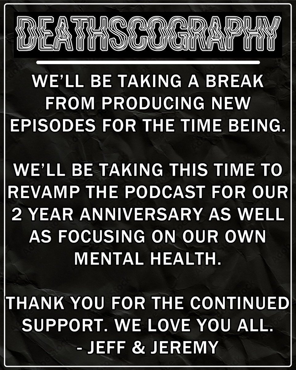 Deathscography Podcast tweet media