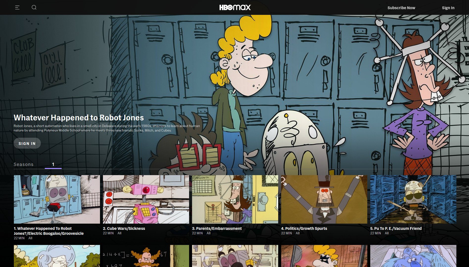 BlooMac Vaskov on Twitter "Robot Jones is now on HBO Max in Latin