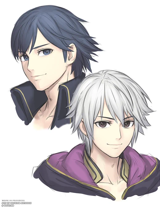 Chrom &amp; Robin wip (*•̀ᴗ•́*)و
#FireEmblem #FEHeroes #ルフレ #クロム 