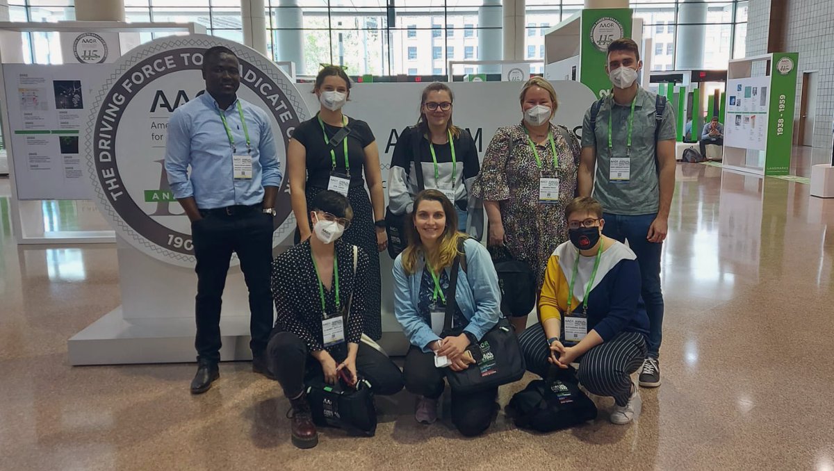 First days of #AACR2022 in New Orleans, first in person international conference representing <a href="/ICT_Bradford/">Institute of Cancer Therapeutics & Ethical Tissue</a> <a href="/UoBPaMS/">UoBPharmMedSci</a>! Really enjoyed the educational sessions learning about drug resistance, degradators and chemical probes. Excited for the days to come!