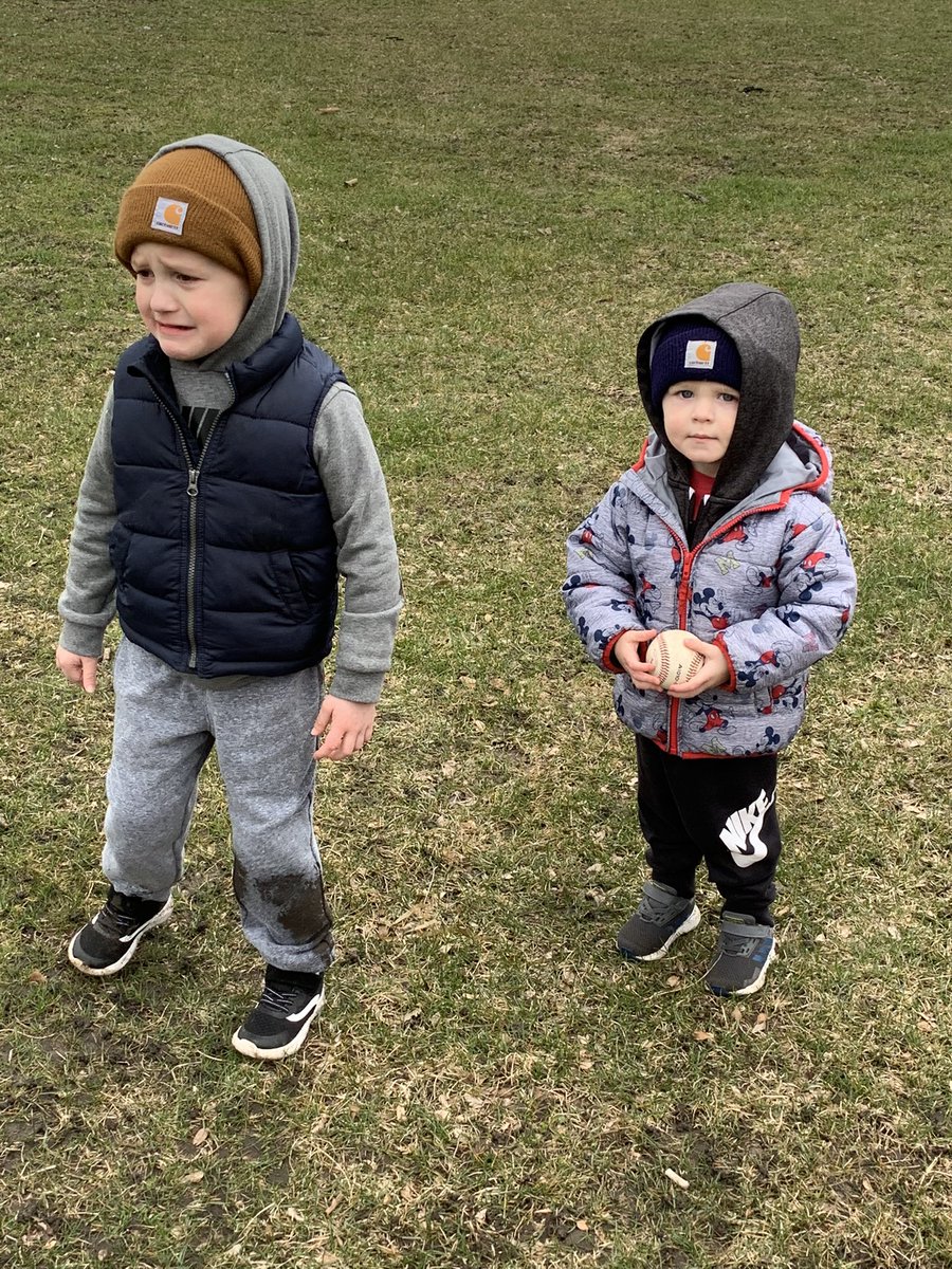 TimJim324's tweet photo. @BR_Baseball One got the ball, the other got mud. https://t.co/uNzoymv0NJ