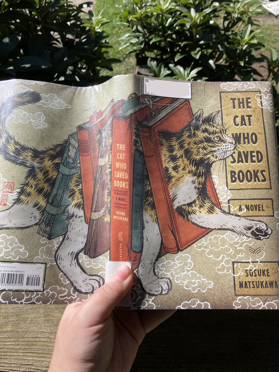 This cover is just absolutely beautiful and I would frame it and hang it on the wall. 😻😻 #thecatwhosavedbooks #yukoshimizu