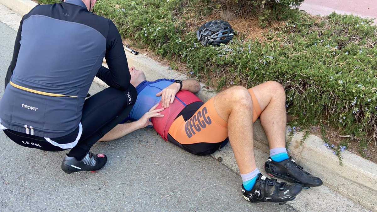 James23253244's tweet photo. 13 weeks after my cycling accident We have returned to Cyprus. It’s been a roller coaster. 22 broken ribs, 5 fractured vertebrae, a fractured sternum,a torn lung and paralysis of the diaphragm. We are so happy to be home. The support has been amazing!! https://t.co/xyyFBwOSbZ