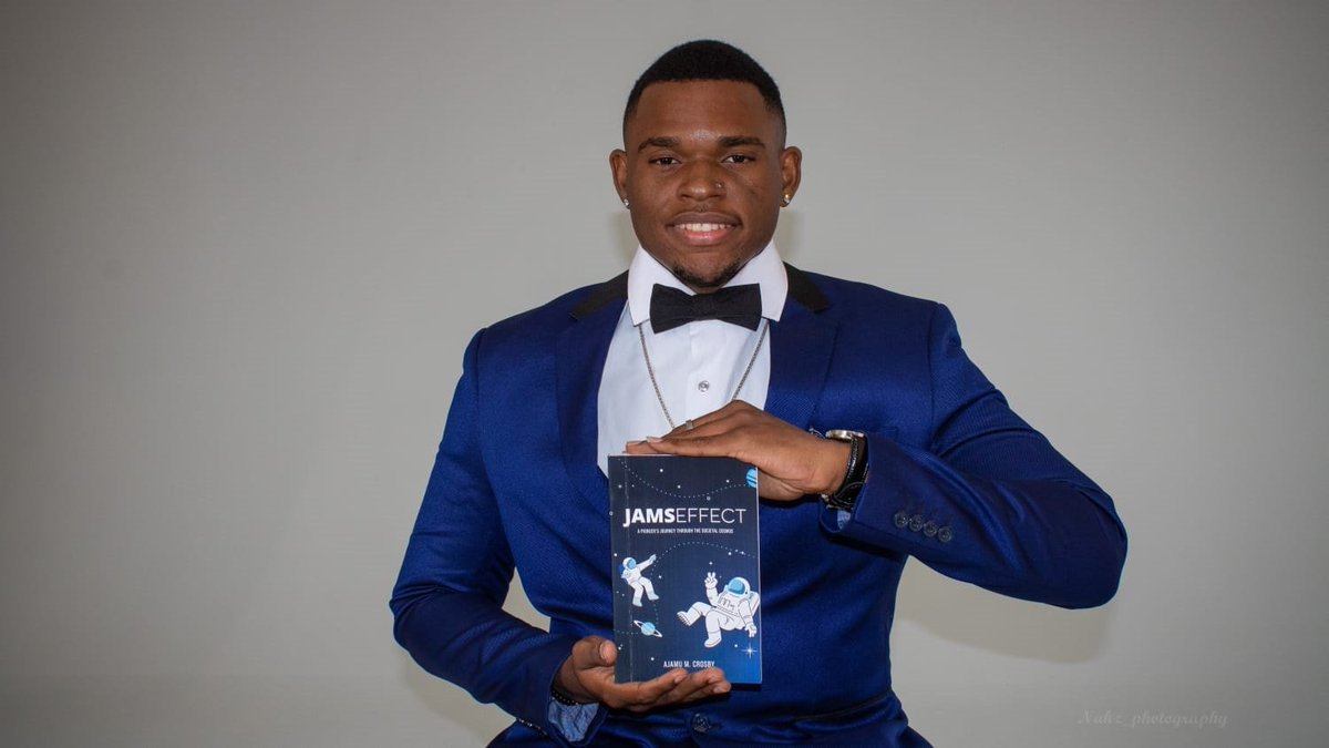 Newsday_TT's tweet photo. Beetham mechanical engineer Ajamu Crosby is only 24 but he's already written his autobiography – Jams Effect – telling how his environment and circumstances did not discourage him from achieving his goals. Read his story in Sunday Newsday. https://t.co/KU8K0JviT1
