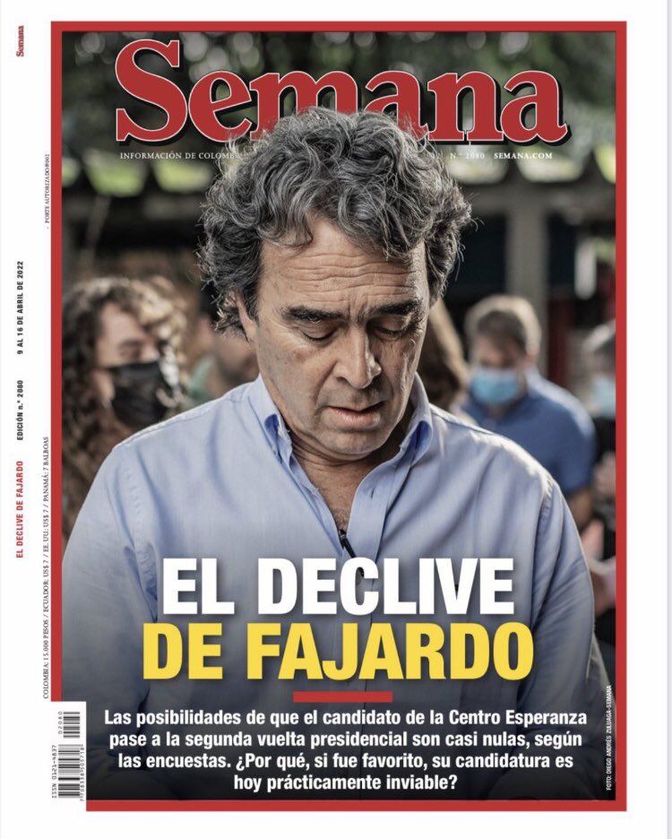 juliandezubiria's tweet photo. Semana vendió su independencia por un plato de lentejas. Su único interés es que Fico sea presidente. Se convirtió en un medio publicitario que manipula encuestas y habla mal de los demás candidatos ¡Pensar que era la revista que hacía las mejores investigaciones! https://t.co/04PEyB80LN