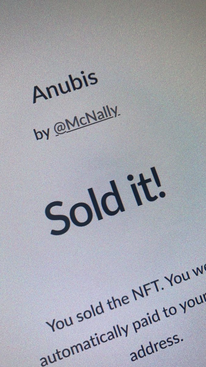 My first two sales of NFT!! Thank you so much @zoheezus and @/logrono ♥️♥️ And in addition they will receive their own metal AR card 🔥