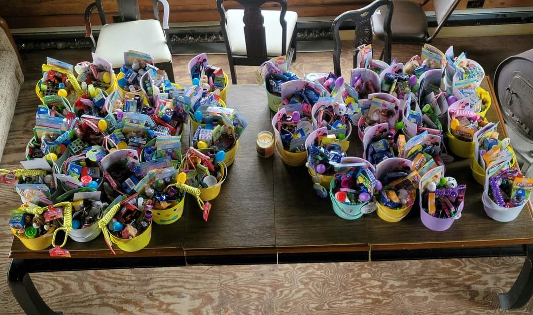 VoicesVictims's tweet image. We want to thank everyone who assisted in helping us have a very successful Easter Basket Fundraiser. We went shopping today and built baskets. We have 50 baskets for the kids of Victory Kitchen in Sandusky for next Fridays give-away. Huge shout-out to the manager at dollar tree.