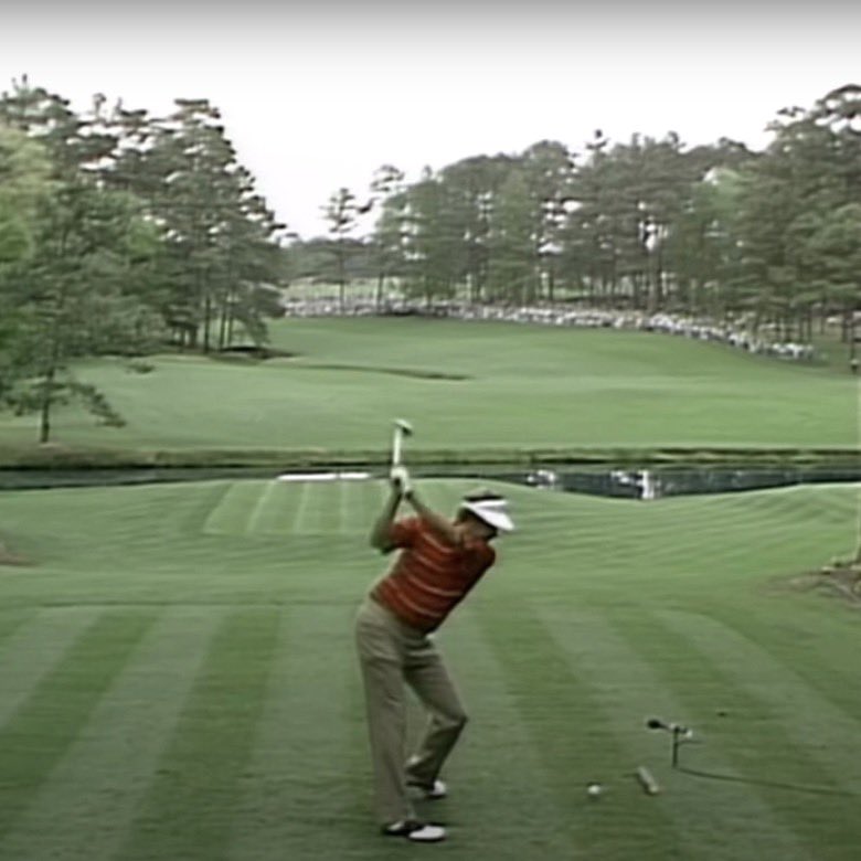 fried_egg_golf's tweet photo. A look at the 13th tee shot at Augusta National over the years https://t.co/TUxVt1Q9oD