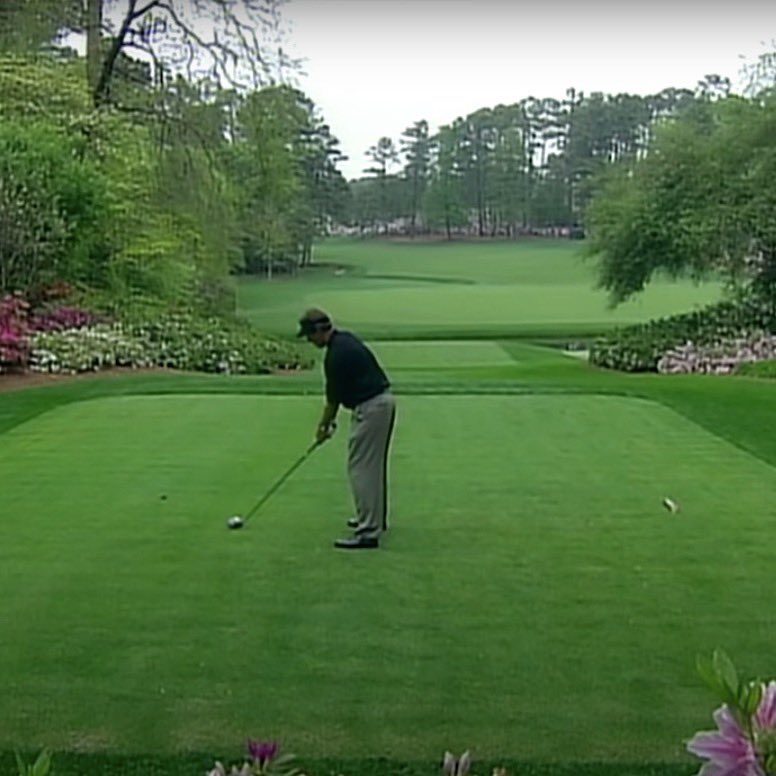 fried_egg_golf's tweet photo. A look at the 13th tee shot at Augusta National over the years https://t.co/TUxVt1Q9oD