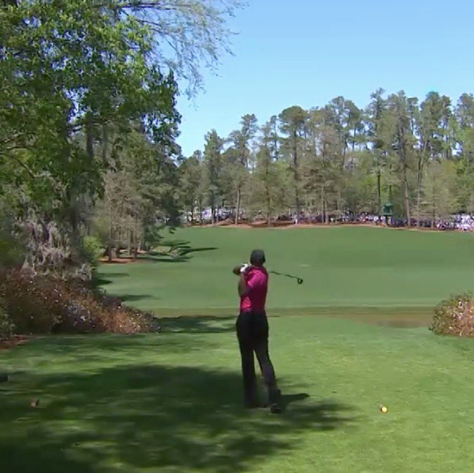 fried_egg_golf's tweet photo. A look at the 13th tee shot at Augusta National over the years https://t.co/TUxVt1Q9oD
