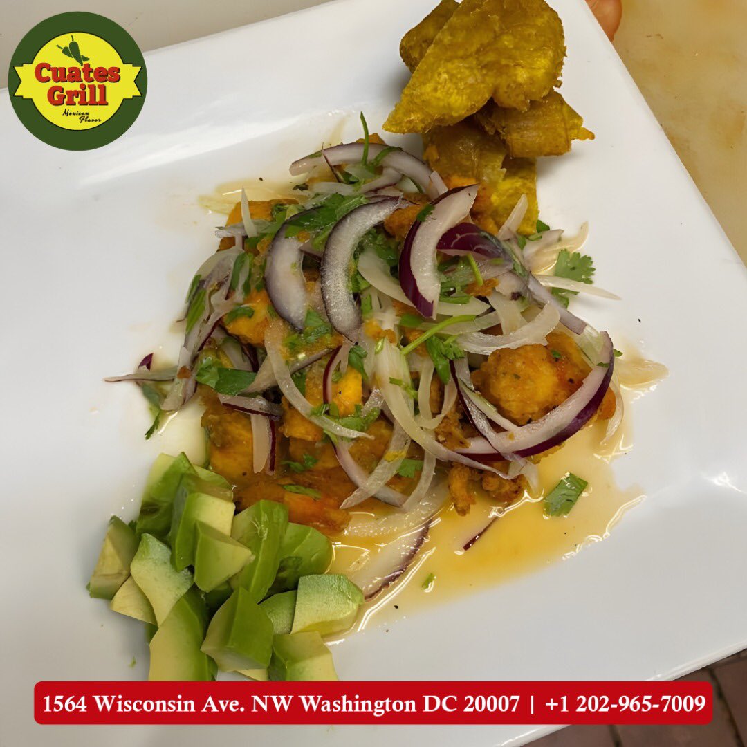 CuatesGrillGT's tweet photo. We have variety of dishes with the best #Mexican seasoning to offer you, don’t hesitate to visit us! 👨🏻🌾👩🏻🍳 and have a great weekend! 🥳
.
.
.
#dc #washington #georgetown #georgetowndc #dcfoodies #dceats #ceviche #seafood #buylocaldc
->https://t.co/SwJMqvet5K https://t.co/3Hi0MqFwg5