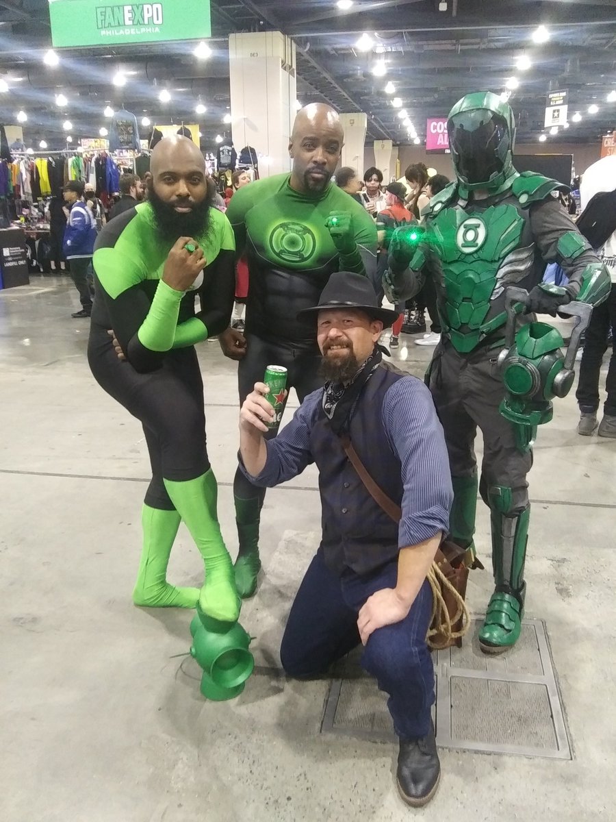 Arthur Morgan...the next member of the Green Lantern Corps?  #FanExpoPhiladelphia #fanexpophilly